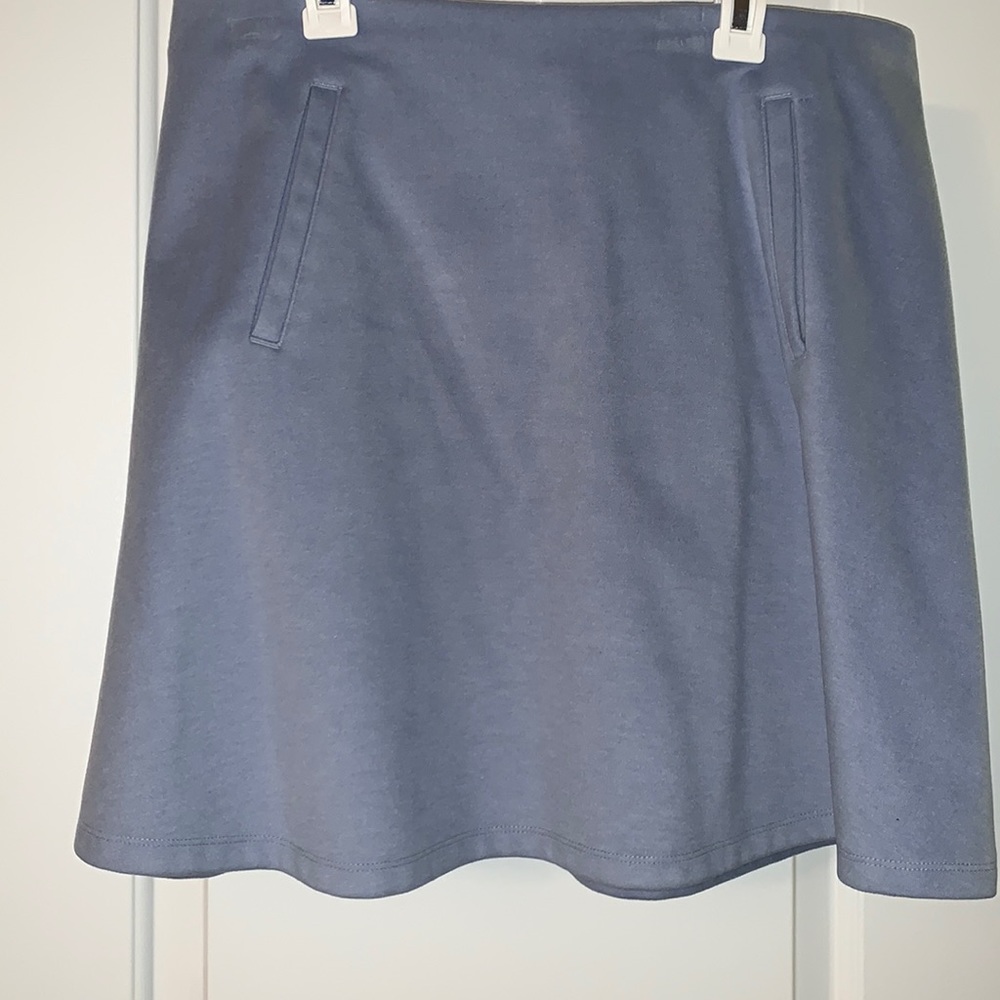 Faux Suede Periwinkle Mini Skirt